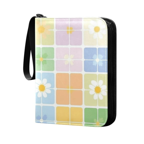 4 Pocket Card Binder with 50-page sleeve can hold 400 game cards. Seamless Pattern