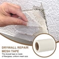 thumbnail image 5 of Uxcell Drywall Repair Mesh Tape, 8 inch x 82 Feet Fiberglass Adhesive Dry Wall Joint Tape 10 Mesh, White, 5 of 7