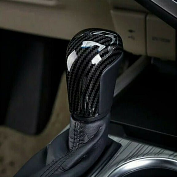 For Toyota Camry 2018-2021 Corolla Carbon Fiber Look Gear Shift Knob Cover Trim