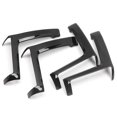 thumbnail image 3 of Para 4Runner 2010-2019, tira de reposabrazos lateral de puerta de automóvil, marco embellecedor, accesorios interiores, negro, 3 of 5