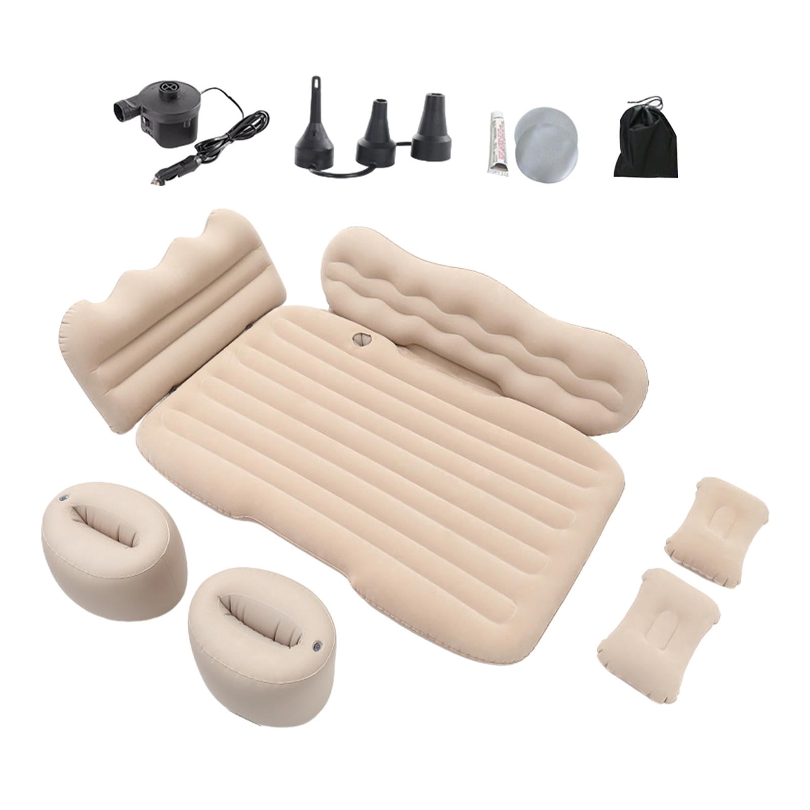 GARENDE Inflatable Car Air Mattress Camping Air Mattress Bed for MPV Automotive Beige