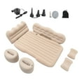 thumbnail image 2 of Colchón Inflable para Coche, Asiento Trasero, Cama para Dormir, Portátil para Adultos, Bomba Eléctrica, Colchón para Acampar, Cama para MPV, SUV, Al a Beige, 2 of 9