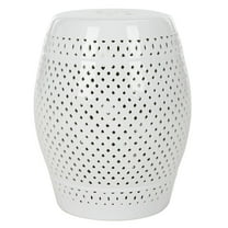 Safavieh Diamond Ceramic Garden Stool in White