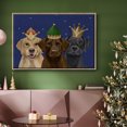 thumbnail image 6 of Christmas Labradors, Three Kings - Framed Gallery Wrapped Holiday Canvas - 17 x 25 - Natural Wood Frame, 6 of 8