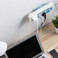thumbnail image 2 of Pegatina de fijación de enchufe, soporte de tira de corriente, organizador de cables, accesorio adhesivo de pared, para almacenamiento en el hogar, gratis Feliz Sencillez, 2 of 5