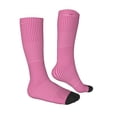 thumbnail image 4 of Lsque Pink Gingham Printed Crew Socks Men's Women's LightWeight Thin Casual Calf Socks ,Knee High Socks,Cotton Socks, 4 of 9