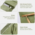 thumbnail image 7 of 5pcs Velvet Glider Rocking Chair Replacement Cushion Set Soft Non-Slip w Pockets, 7 of 7