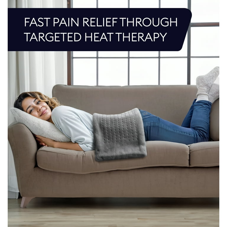 Geniani XL Heating Pad for Back Pain Cramps Relief