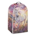 thumbnail image 2 of HELLHERO White Horse Food Processor Cover for Home Kitchen Not Easy to Fade, 2 of 6