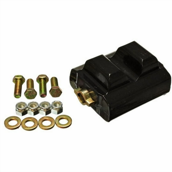 Energy Suspension Motor Mount 3.1151G Cushioned; Zinc Finish; Black; Polyurethane; Single