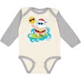 thumbnail image 3 of Inktastic Surfing Santa Boys or Girls Long Sleeve Baby Bodysuit, 3 of 5