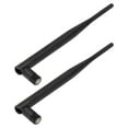thumbnail image 4 of Antena de enrutador, 2 piezas de antena de red de 5 dBi, antena de red inalámbrica, antena plegable confiable y duradera, 4 of 12