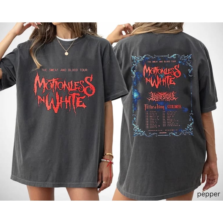 Motionless In White The Sweat And Blood Tour 2026 Gift for Fan T