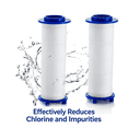 thumbnail image 4 of HIBIBUD 2026 New 2 Pcs Shower Head Filters,Pp Cotton Filter Cartridge Filter,High Pressure Handheld Turbo Fan Shower Heads Filter,Remove Chlorine Heavy Metal Harmful Substances From Hard Water, 4 of 7