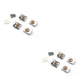thumbnail image 3 of Riwesomey 1 Juego de Clips para espejo, Clip montado en Metal de estilo Simple, práctico accesorio de cristal, suministro para el hogar, colgador de Cilindro de acero inoxidable 2piezas Riwesomey CBP379922, 3 of 5