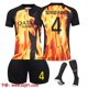 thumbnail image 1 of 22-23 Paris special edition joint football uniform 7 Mbappe 10 Neymar 30 Messi child and adult shirt No. 4 + socks XS, 1 of 5