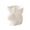 Color:White, variant on Rabbit Shape Eggs Cups Handmade Ceramic Soft Boiled Eggs Holder Fun and Safe Kitchen Tableware Suitable for Breakfast