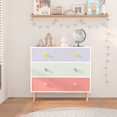 thumbnail image 5 of MIDOQIN Kids 3 Drawer Dresser for Bedroom, Wooden Toddler Child Small Nightstand, Vertical Chest of Drawers for Living Room, Nursery, 5 of 17