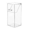 thumbnail image 2 of Covered Makeup Brush Holder with Dustproof Lid, Acrylic Clear Cosmetic Brush Storage Organizer for Countertop Vanity, 2 of 9