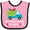Pink and Black, variant on Inktastic Mimi Loves Me Grandson Gift Boys Baby Bib