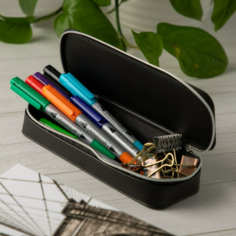 6 Pack: Zipper Pencil Pouch by Artist's Loft™
