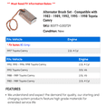 thumbnail image 2 of Alternator Brush Set - Compatible with 1983 - 1989, 1992, 1995 - 1998 Toyota Camry 1984 1985 1986 1987 1988 1996 1997, 2 of 2