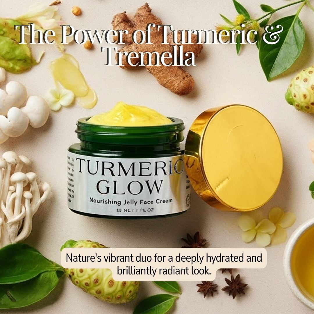 Turmeric GLOW Nourishing Jelly Face Cream - Deep Hydration & Revitalized Complexion - Face Cream