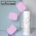 thumbnail image 3 of AirPods Case, Full Protective Silicone AirPods Accessories Cover Compatible with AirPods 1&2 Wireless and Wired Charging Case(Front LED Visible),Glitter Purple, 3 of 7