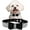 Black, variant on Crystal Dog Collar with Bow Tie,Soft Puppy Bling Collar for Extra Small,Small,Medium Dogs 1Pack