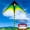 Green, variant on 77.95 Inch Long Tail Delta Kite, Gradient Color Triangle Kite, Wear Resistant Easy Fly Kite for Kids Adults Beach Park Outdoor Games, 3 Color Options Red Green Blue
