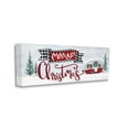thumbnail image 3 of Stupell Industries Merry Christmas Winter Sentiment Festive Snowy Camper Trailer, 40 x 17,Design by Sara Baker, 3 of 5