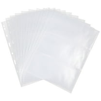 CHICHUMID Photo Pockets Pages Damage-Resistant Loose-Leaf Photo Album 10Pcs 11X8.5X0.04In