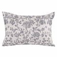 thumbnail image 2 of Haze Blue Leaf Body Pillow Cover, Pillowcase Protectors with Zipper, Breathable Decorative Throw Pillow Case Cover, Retro Farmhouse Plant Floral Branch Pillow Shams for Couch Sofa 24x36Inch, 2 of 8