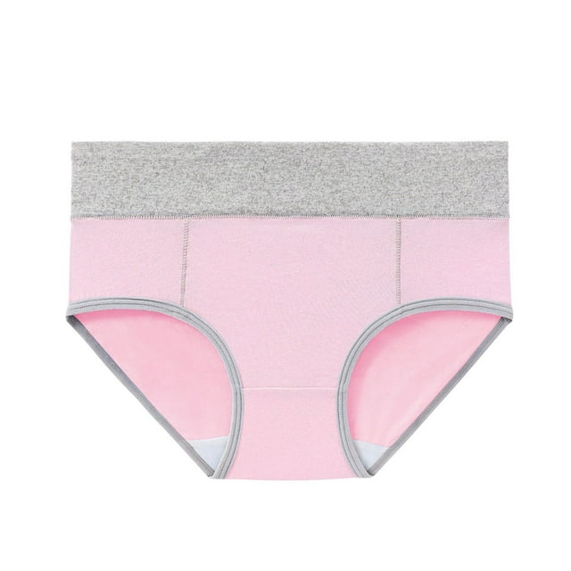 FAIWAD Cotton Underwear for Women Mid Rise Full Coverage Briefs Ladies Stretchy Comfy Panties 4 Pack