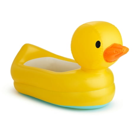 Munchkin White Hot Inflatable Duck Baby Bath Tub