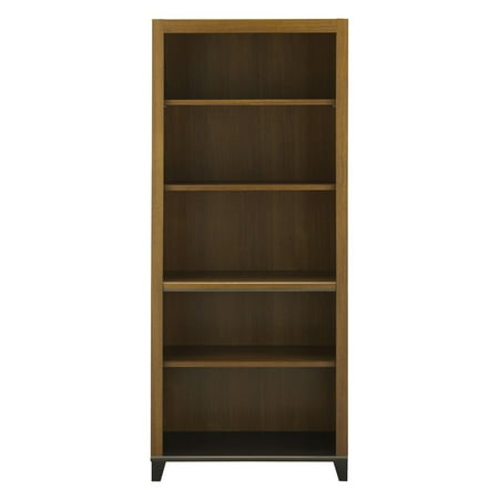 Achieve Collection 5 Shelf Bookcase With Adjustable Shelves And