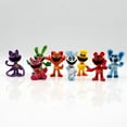 thumbnail image 4 of Figuras de juego de 8 piezas de Smiling Critters, modelo de PVC, figura de anime Catnap Catnat, regalos de cumpleaños, juguetes, 4 of 5