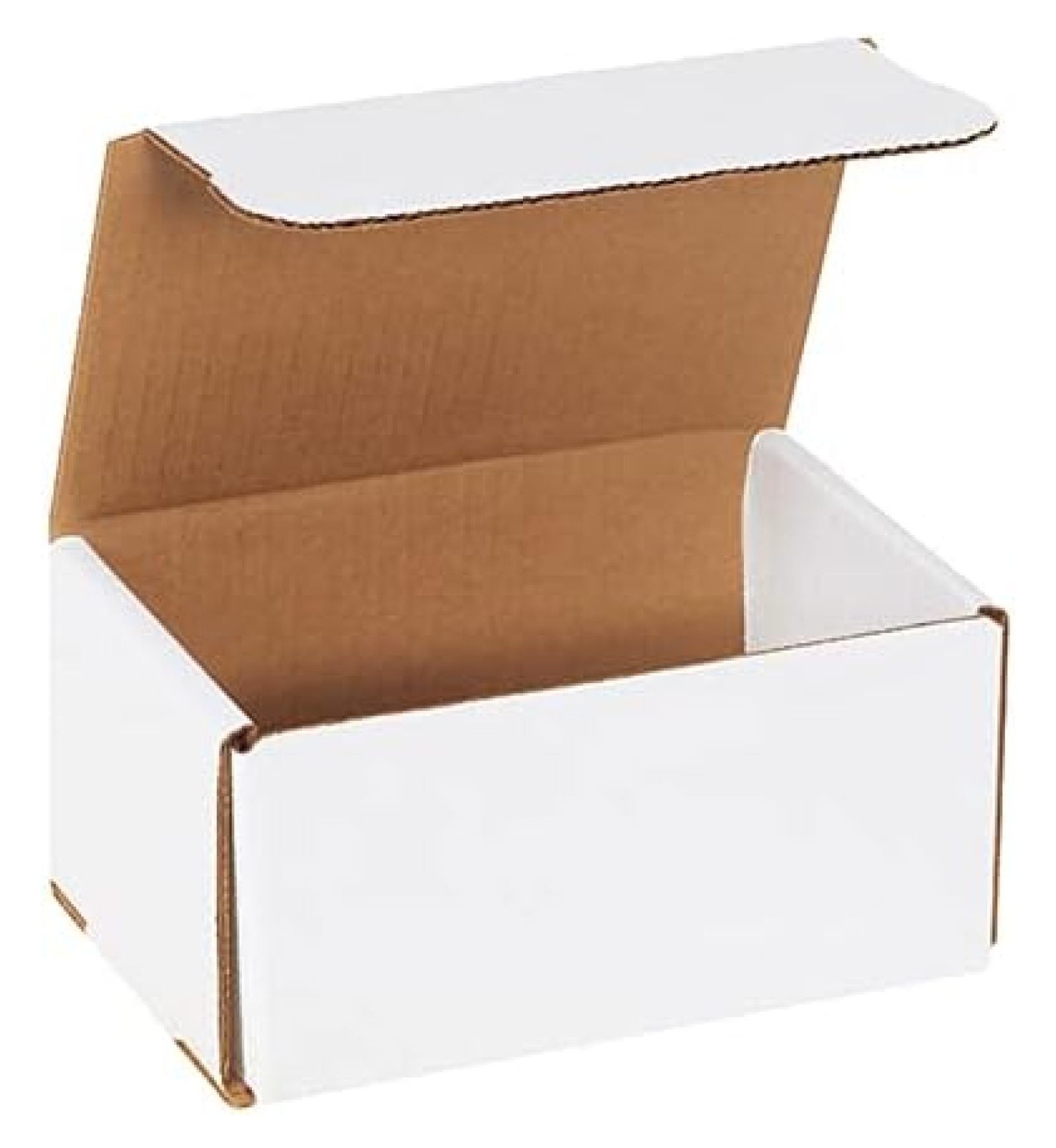 White Shipping Boxes 6x4x3 Heavy Duty, Lightweight, 6"L x 4"W x 3"H Foldable Corrugated Cardboard Mailer Boxes for Packaging Small Business Mailings Gifts Promotions Moving Box 50 Pack (50)