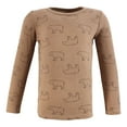 thumbnail image 3 of Hudson Baby Boys Thermal Long Sleeve Tees 5pk, Bear Tree, 5T, 3 of 7