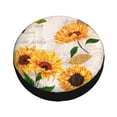 thumbnail image 3 of Junzan Sunflower 5 Tire Cover Wheel Protector for Truck SUV Trailer Camping Rv Tire Cover 16 Inch, 3 of 9