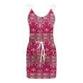 thumbnail image 4 of SMihono Robe d'Été pour Femmes Grande Taille Mode pour Femmes Couleur Unie Confortable Ample Sans Manches Décontractée Hauts Robe, 4 of 5