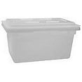 thumbnail image 2 of Winco White Polypropylene Food Storage Container, 5 Gallon 18'' x 12'' x 9'', 2 of 2