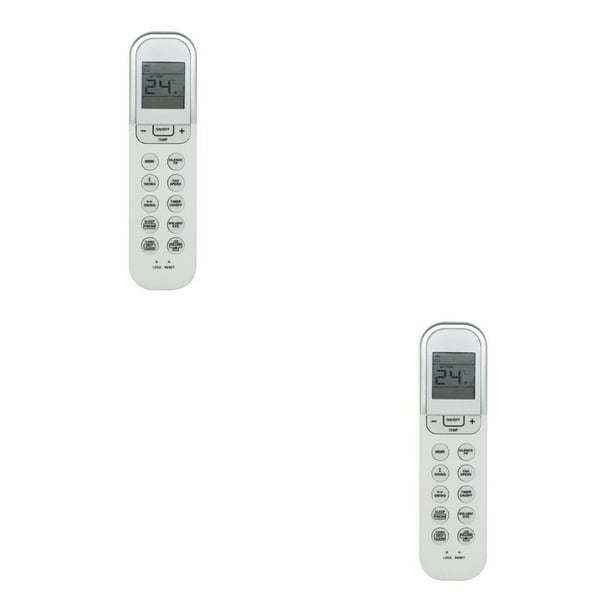 Seitruly Control remoto de aire acondicionado, interruptor de controlador de A/C, reemplazo de aparato de oficina para sala de estar en casa uno 2piezas
