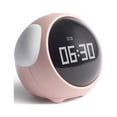 thumbnail image 1 of Yeacher Mignon Réveil Numérique Enfants Entraîneur de Sommeil Horloge avec Expression Faciale Écran d'Affichage LED 2 Ensembles de Réveil Fonction Répétition Chambre Salon Salle d'Étude Bureau, 1 of 8