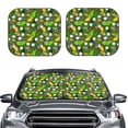 thumbnail image 2 of Zufioo golf Sport club Print Folding Car Windshield Sun Visor, Anti-ultraviolet Sun Visor, Suitable for Trucks, Vans Car Accessories-Large, 2 of 6