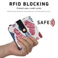 thumbnail image 4 of Small Wallet For Women Bifold Leather Pocket Coin Credit Card Holder With RFID Blocking Printed Heart Pattern, 4 of 6