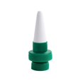 thumbnail image 1 of Regadero para plantas de vacaciones, juego de 3 picos cónicos de cerámica con riego automático, estacas de riego automático para flores y goteo, 1 of 5