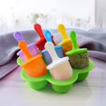 thumbnail image 3 of Moule à Glace Pop à 7 Cavités avec des Bâtons en Plastique Colorés, 3 of 7