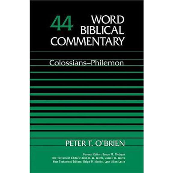Pre-Owned Word Biblical Commentary Vol. 44, Colossians-Philemon (Hardcover) 0849902436 9780849902437