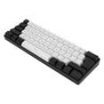 thumbnail image 4 of G61 Mini RGB Keyboard LED Backlight 61 Keys Ergonomic Mechanical Feeling Wired Gaming Keyboard for Office Business White, 4 of 14